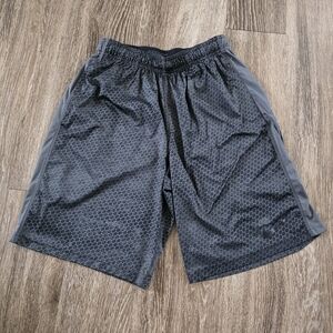 Nike Dri-FIT Athletic Shorts Gray Pattern Men's Medium